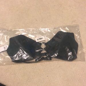 NWT Aerie Black Bikini Top